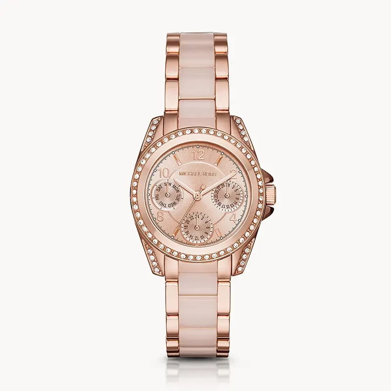 Michael Kors Mini Blair Multi-Function Rose Ladies Watch | MK6175